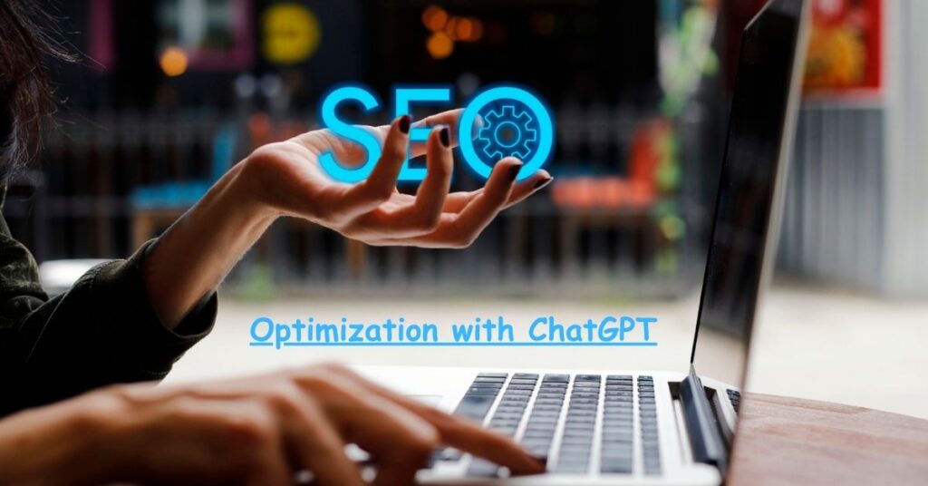 A content creator planning blog post topics and SEO keywords using AI tools