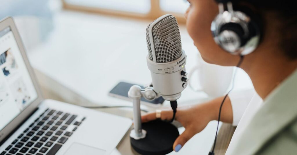Indian writer using Pocket FM 
GenAI Studio to create audio series 
and earn money 2026